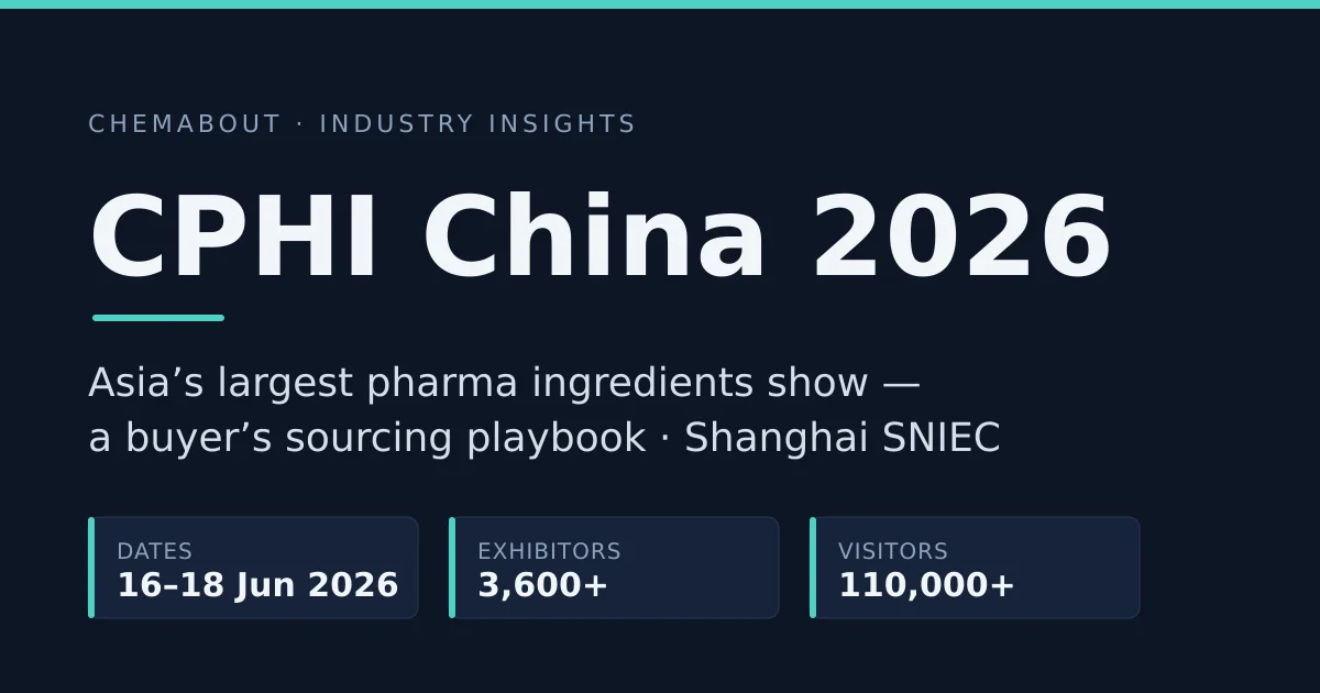 A maior feira farmacêutica da Ásia está de volta: um guia de compras para a CPHI & PMEC China 2026